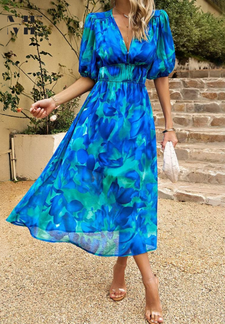 womens-midi-synthetic-dress-with-v-neck-and-smocked-waist-10