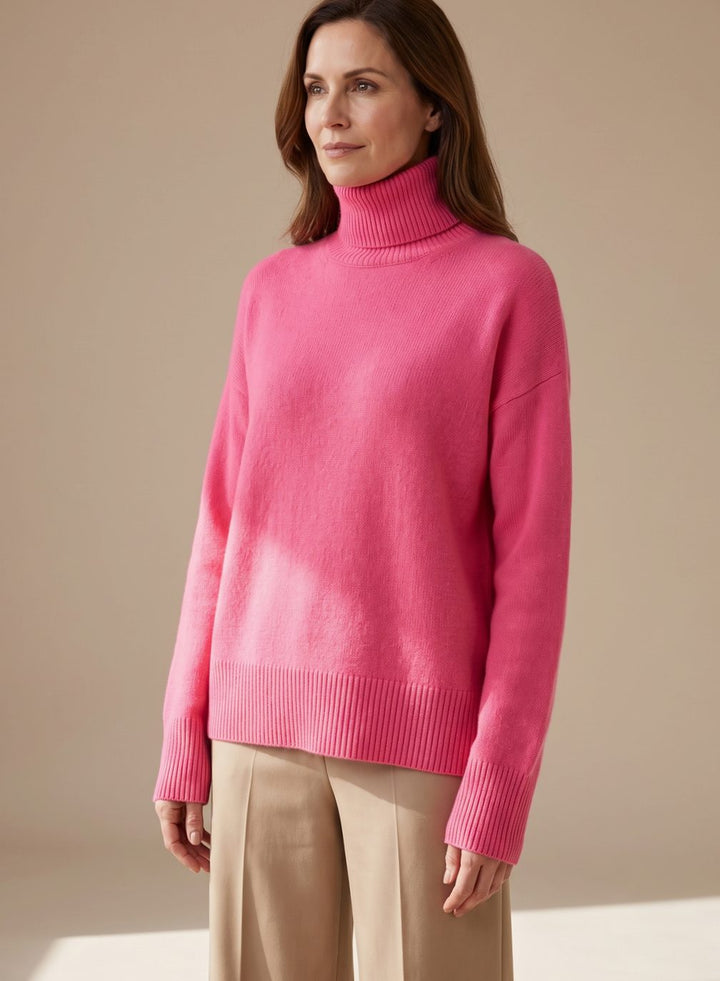 Sylvine | Women's Oversized Turtleneck Pullover