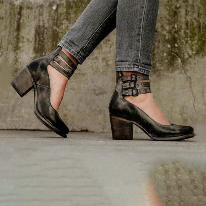 womens-pu-block-heel-pumps-with-buckle-straps-and-side-zipper-5