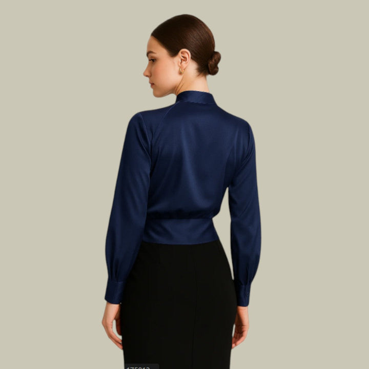 womens-satin-blouse-with-wrap-front-and-wide-cuffs-2