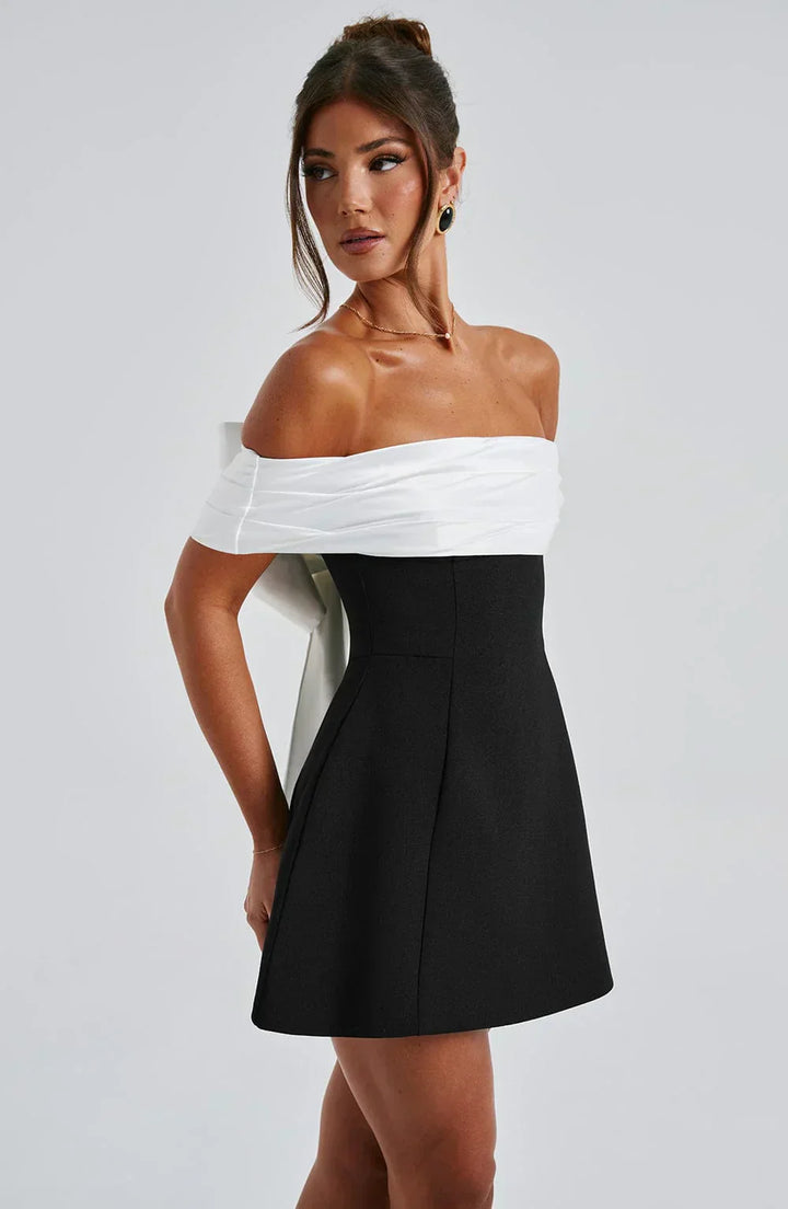womens-satin-mini-dress-with-off-shoulder-band-and-back-bow-5
