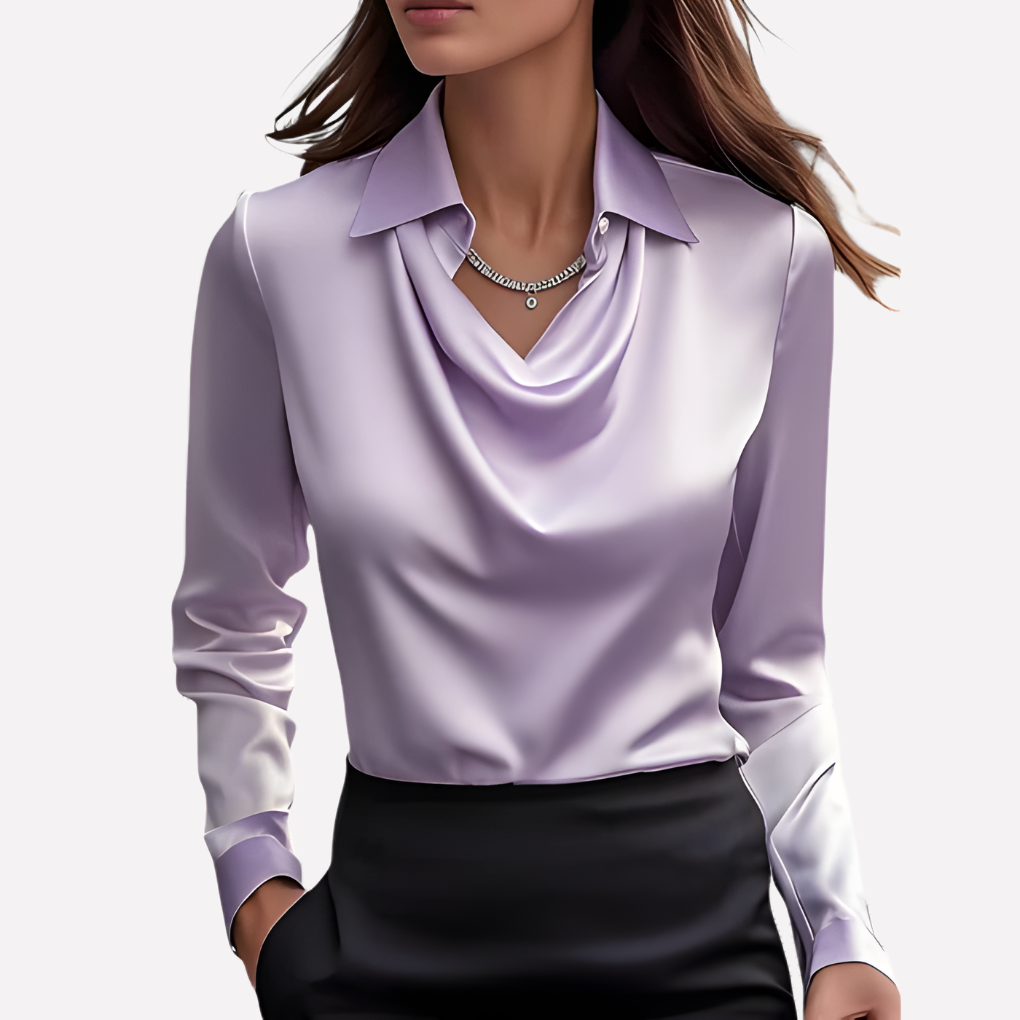 womens-satin-style-woven-blouse-with-draped-neckline-and-cuffs-7
