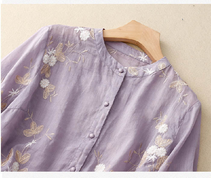 womens-semi-sheer-woven-blouse-with-embroidery-and-band-collar-8