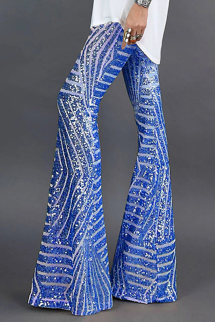 womens-sequin-flare-pants-with-pull-on-elastic-waistband-3