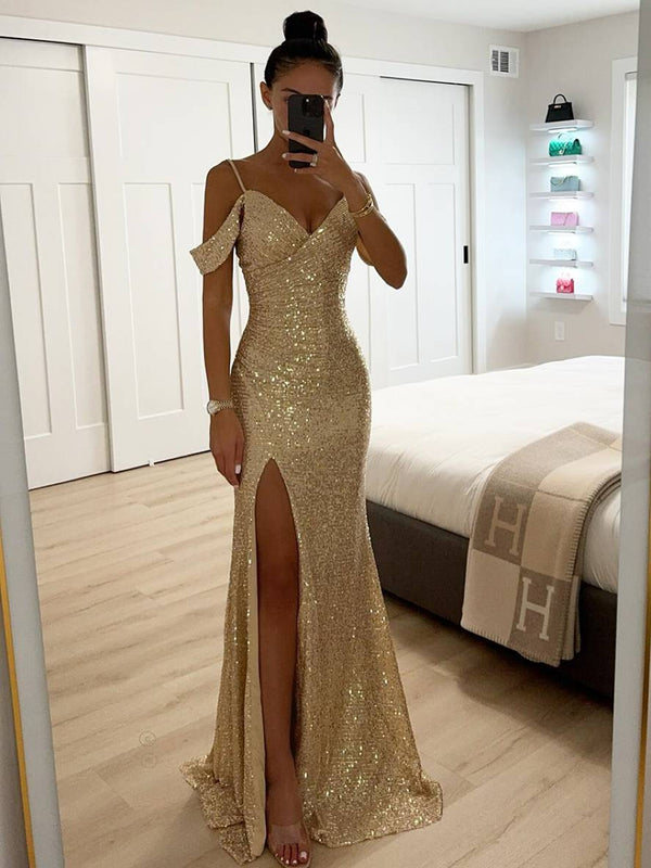 womens-sequin-maxi-dress-with-sweetheart-neckline-and-front-slit-3