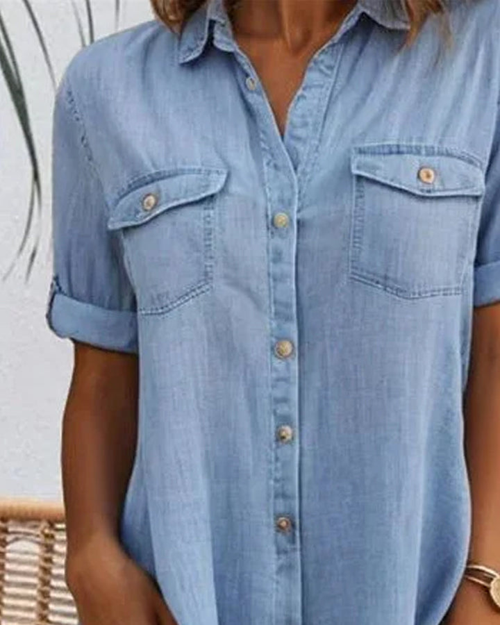 womens-shirt-mini-dress-with-button-placket-and-chest-pockets-2