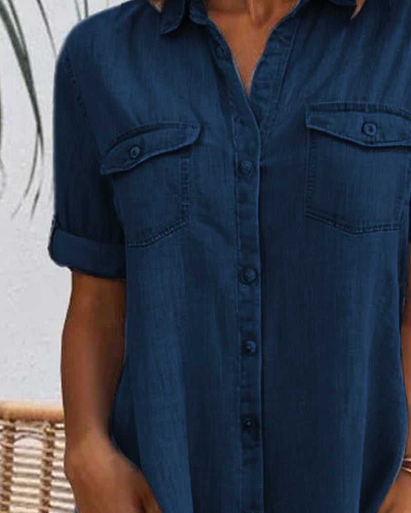 womens-shirt-mini-dress-with-button-placket-and-chest-pockets-8