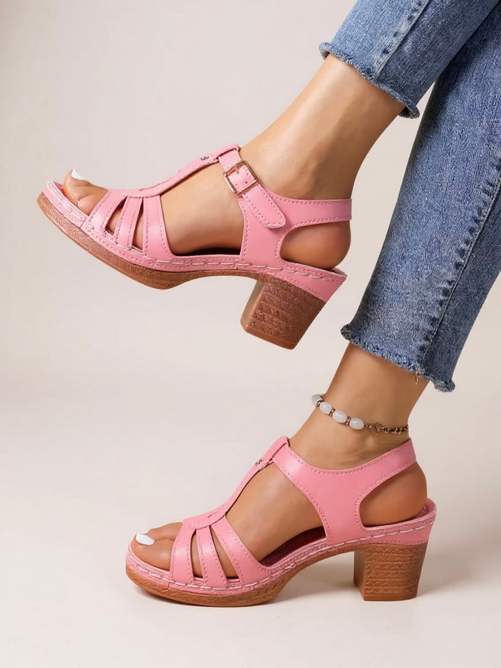 womens-strappy-faux-sandals-with-block-heel-and-buckle-1