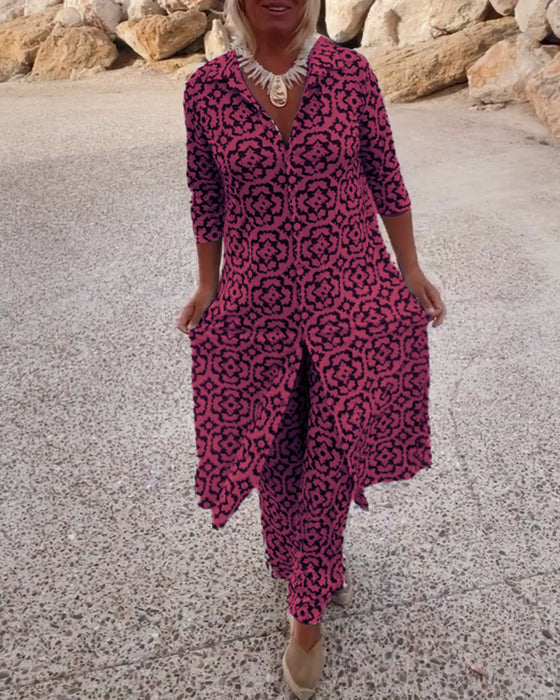 womens-two-piece-polyester-set-with-v-neck-and-side-slits-2