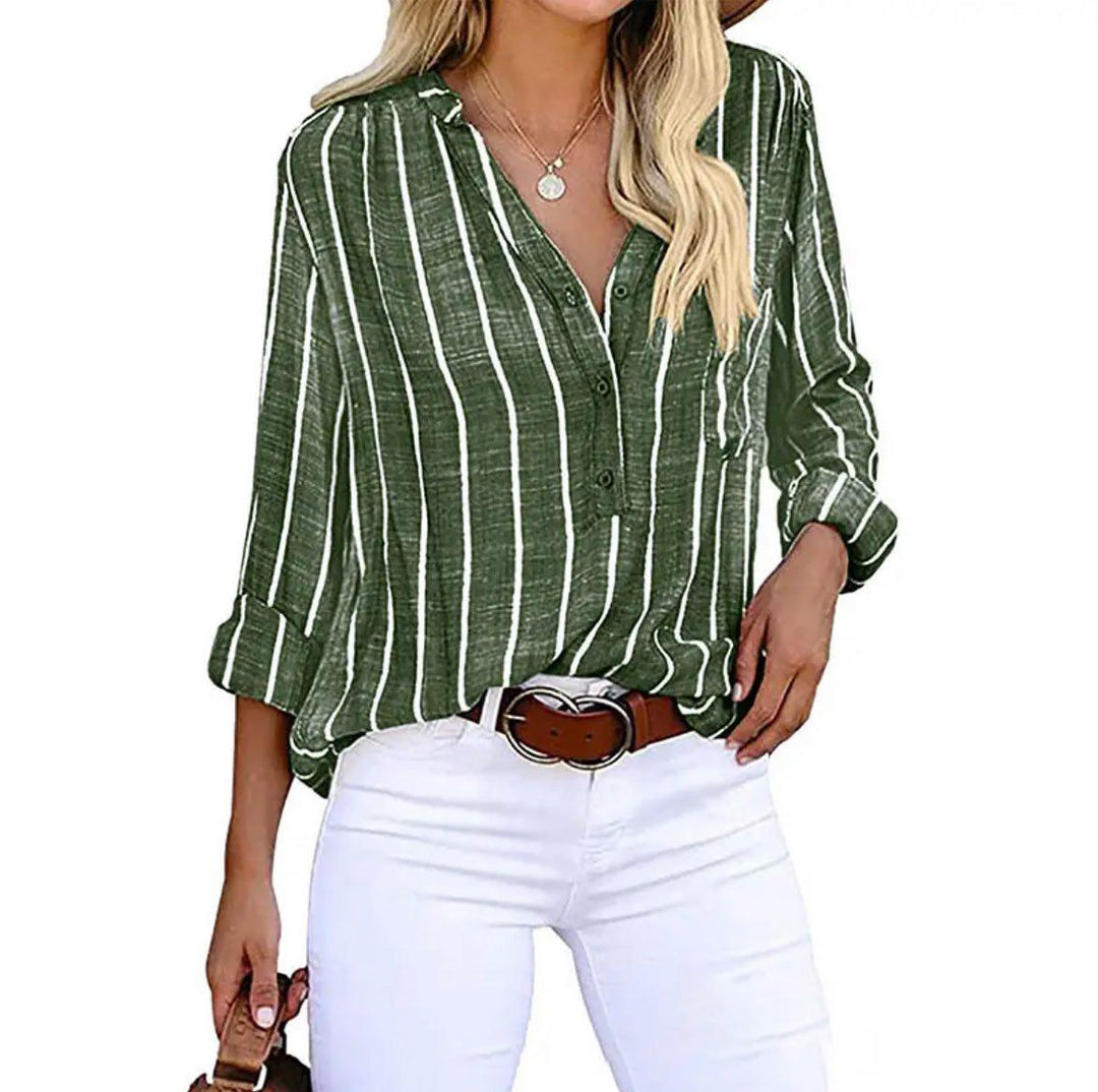 womens-viscose-blouse-with-vertical-stripes-and-roll-tab-sleeves-11