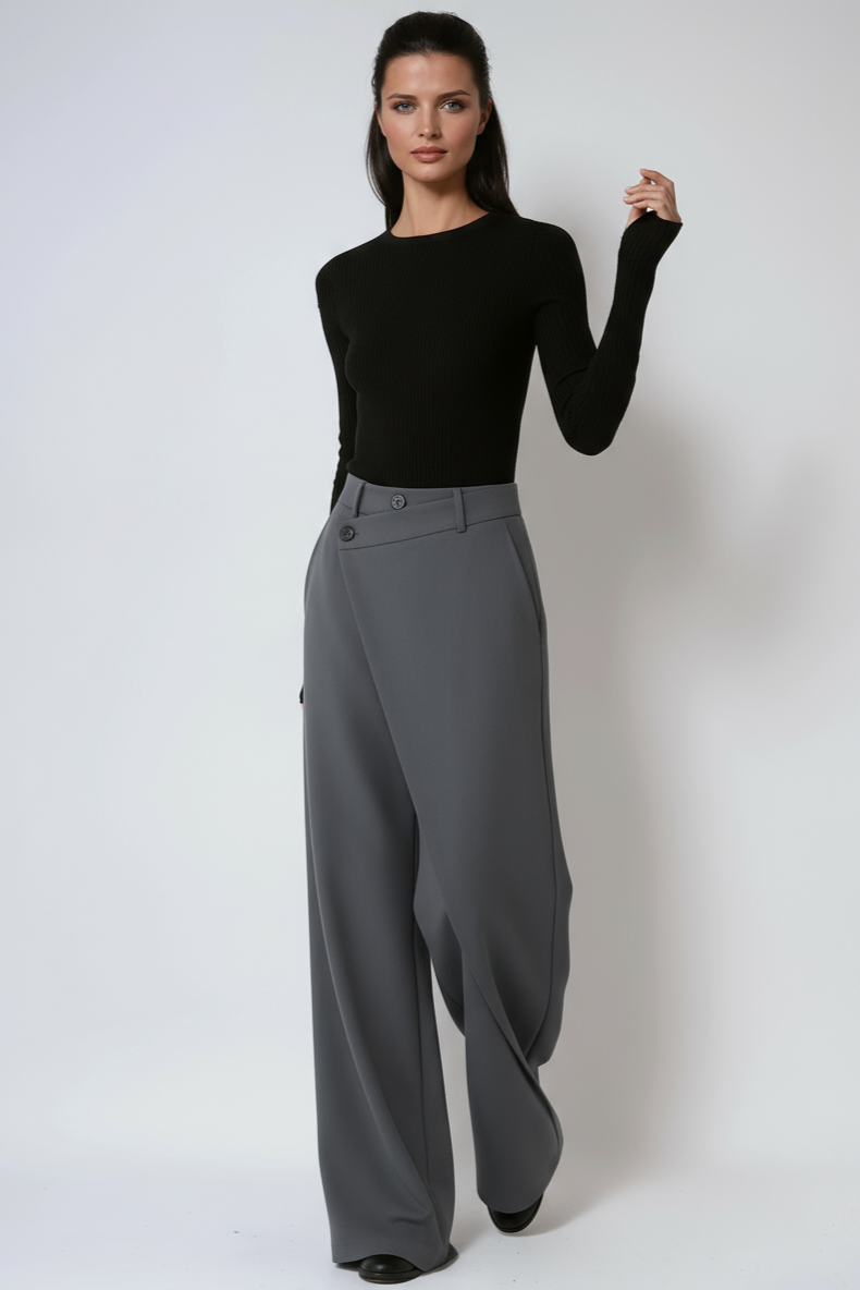 womens-wide-leg-woven-pants-with-wrap-front-and-button-waist-10