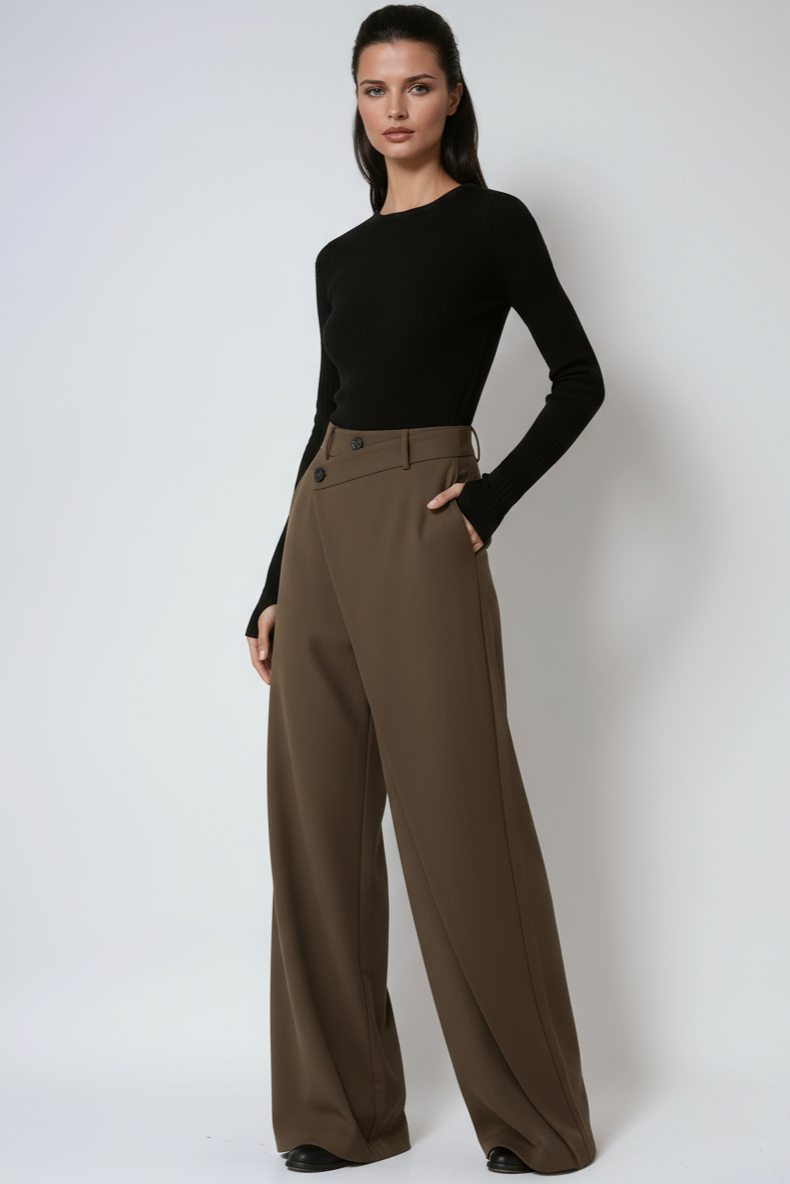 womens-wide-leg-woven-pants-with-wrap-front-and-button-waist-11