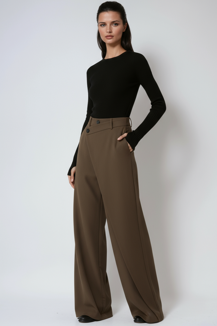 womens-wide-leg-woven-pants-with-wrap-front-and-button-waist-11