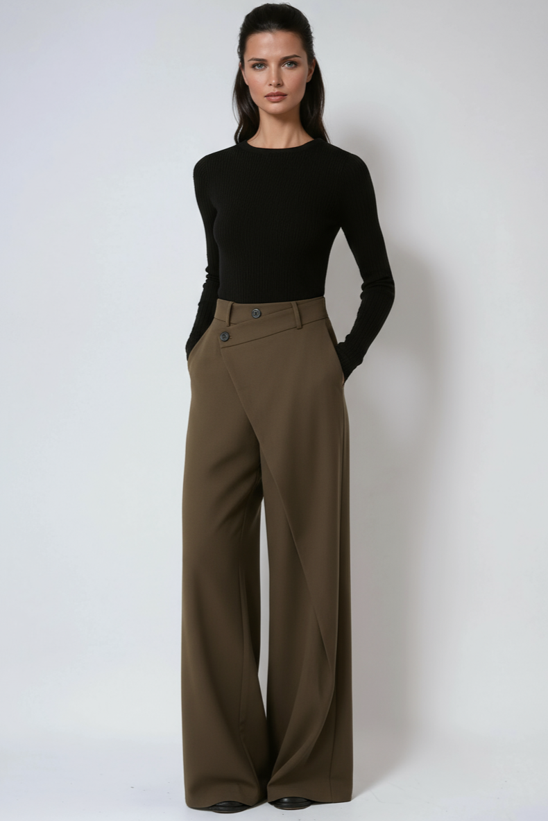 womens-wide-leg-woven-pants-with-wrap-front-and-button-waist-12