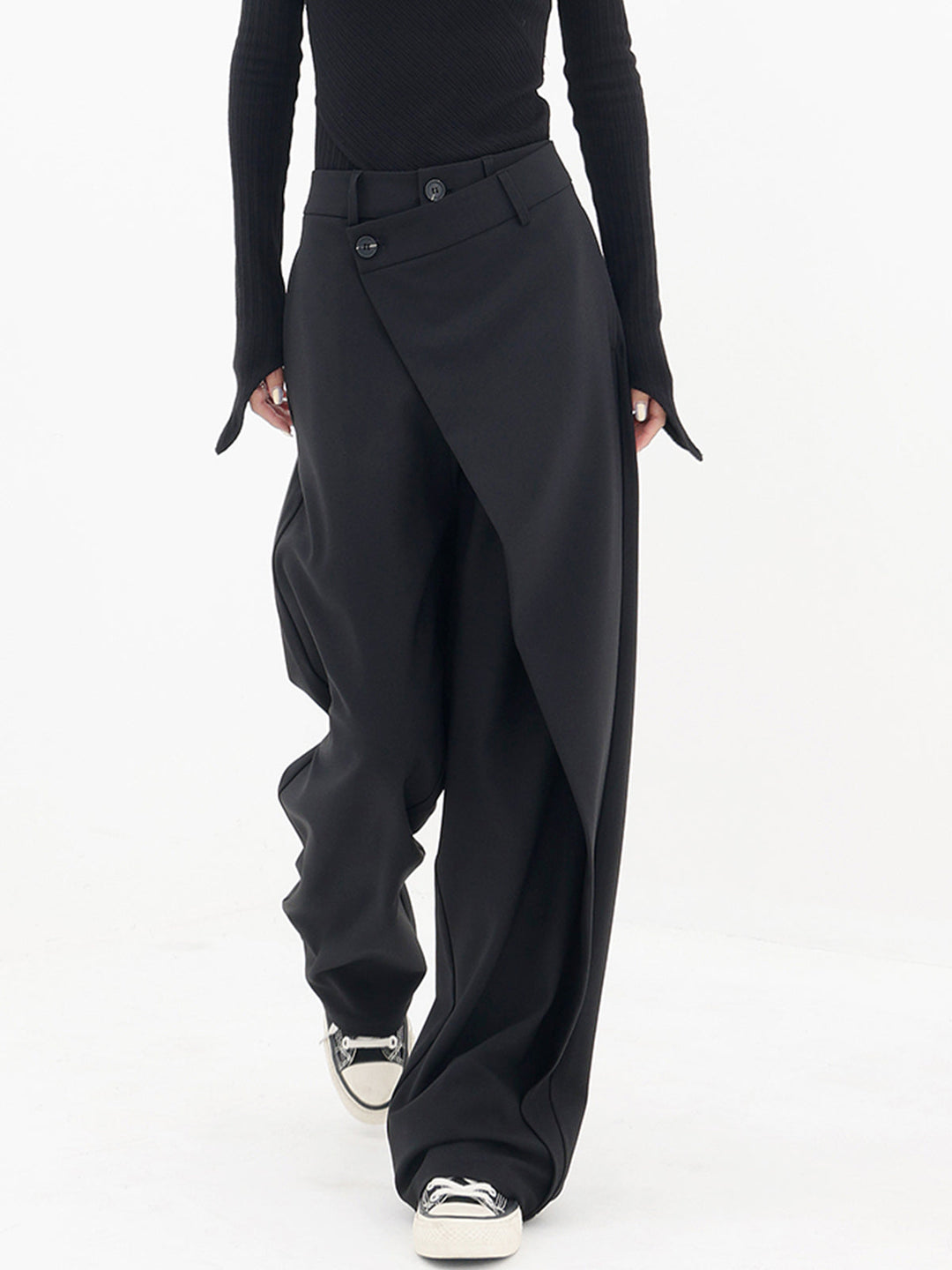 womens-wide-leg-woven-pants-with-wrap-front-and-button-waist-6