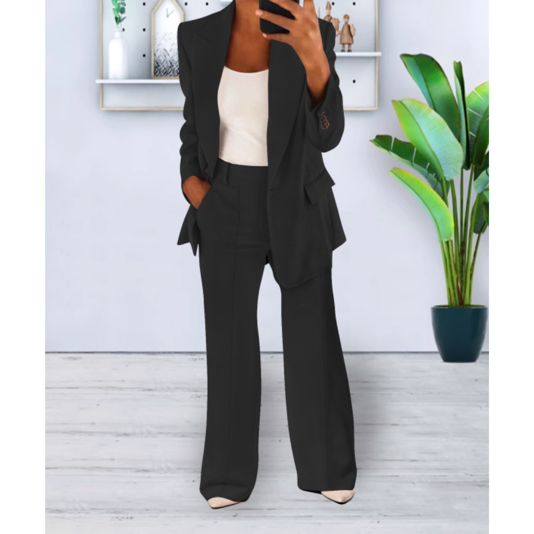 womens-woven-blazer-set-with-notch-lapels-and-straight-leg-pants-6