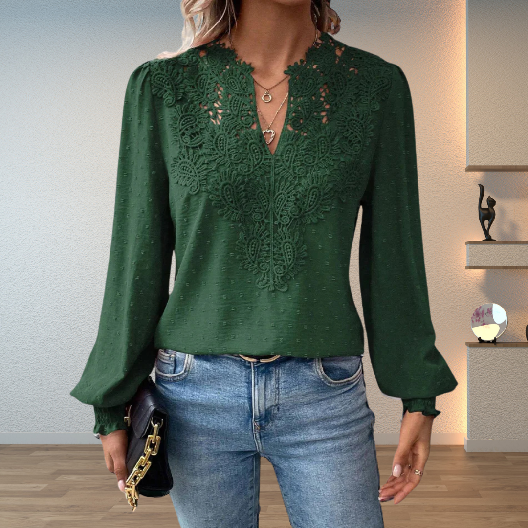 womens-woven-blouse-with-lace-yoke-and-split-neckline-4