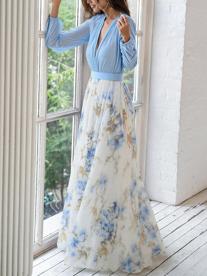 womens-woven-maxi-dress-with-floral-print-and-v-neck-2