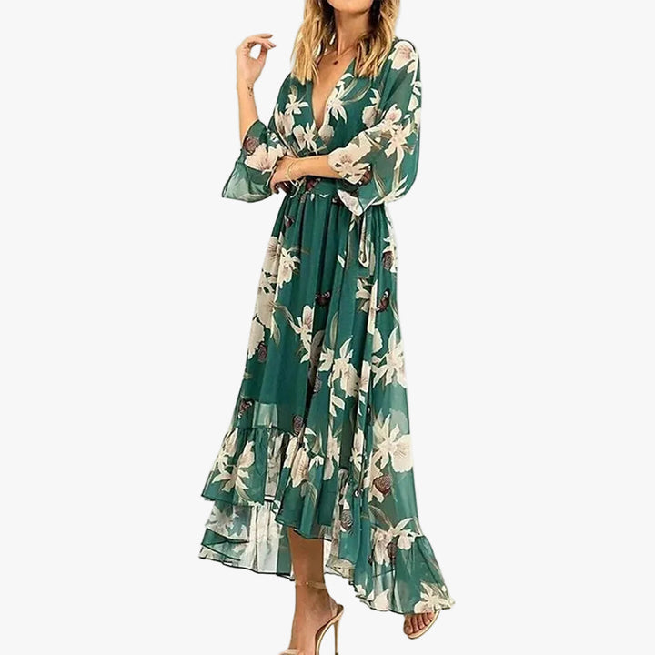 womens-woven-maxi-dress-with-v-neck-and-ruffle-hem-1