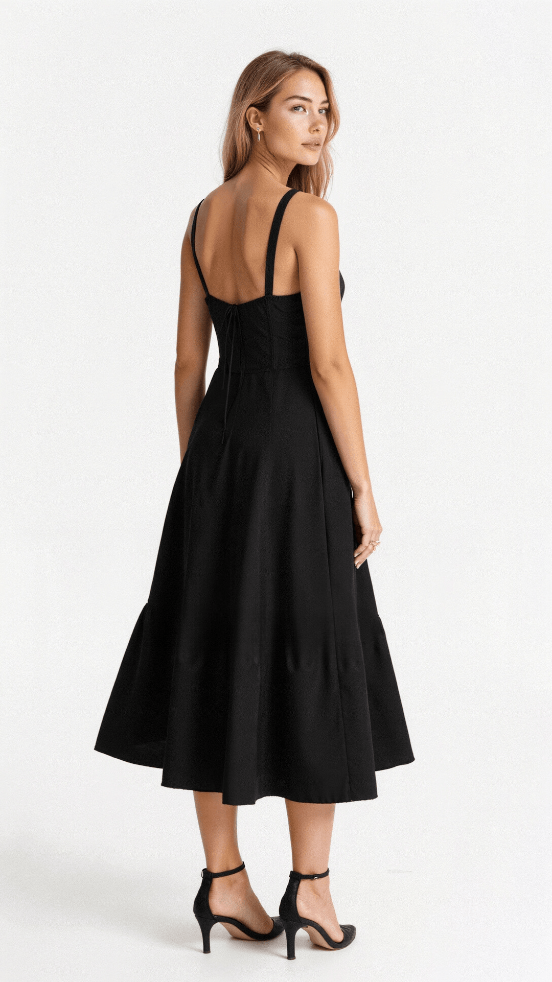 womens-woven-midi-dress-with-bustier-bodice-and-side-slit-4