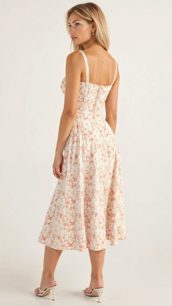 womens-woven-midi-dress-with-corset-bodice-and-slit-6