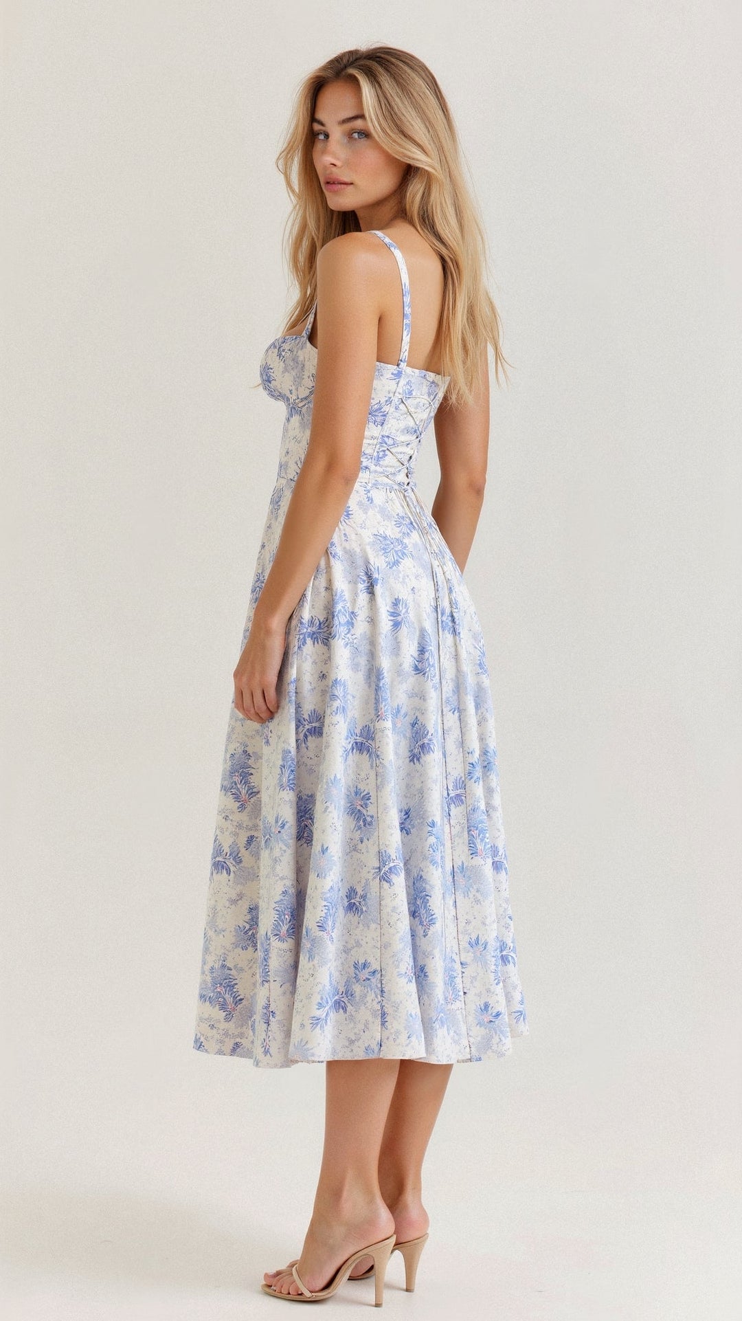 womens-woven-midi-dress-with-corset-bodice-and-slit-8