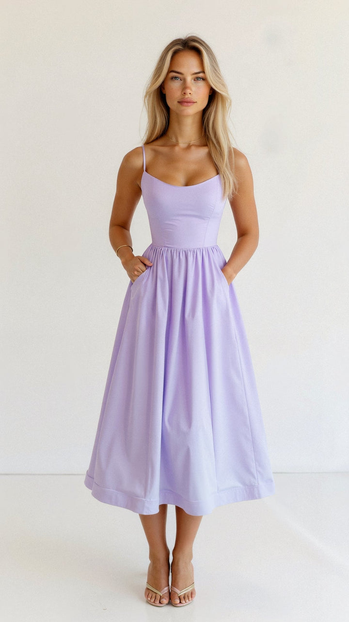 womens-woven-midi-dress-with-spaghetti-straps-and-scoop-neck-13