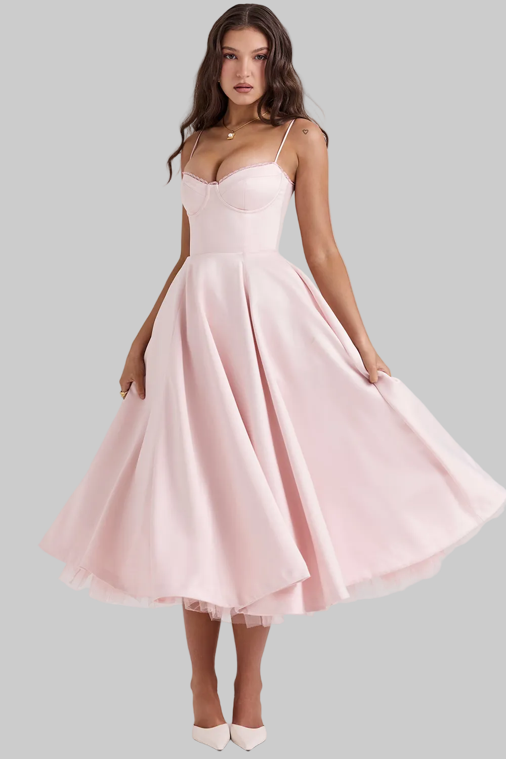 womens-woven-midi-dress-with-sweetheart-bustier-and-tulle-underskirt-1