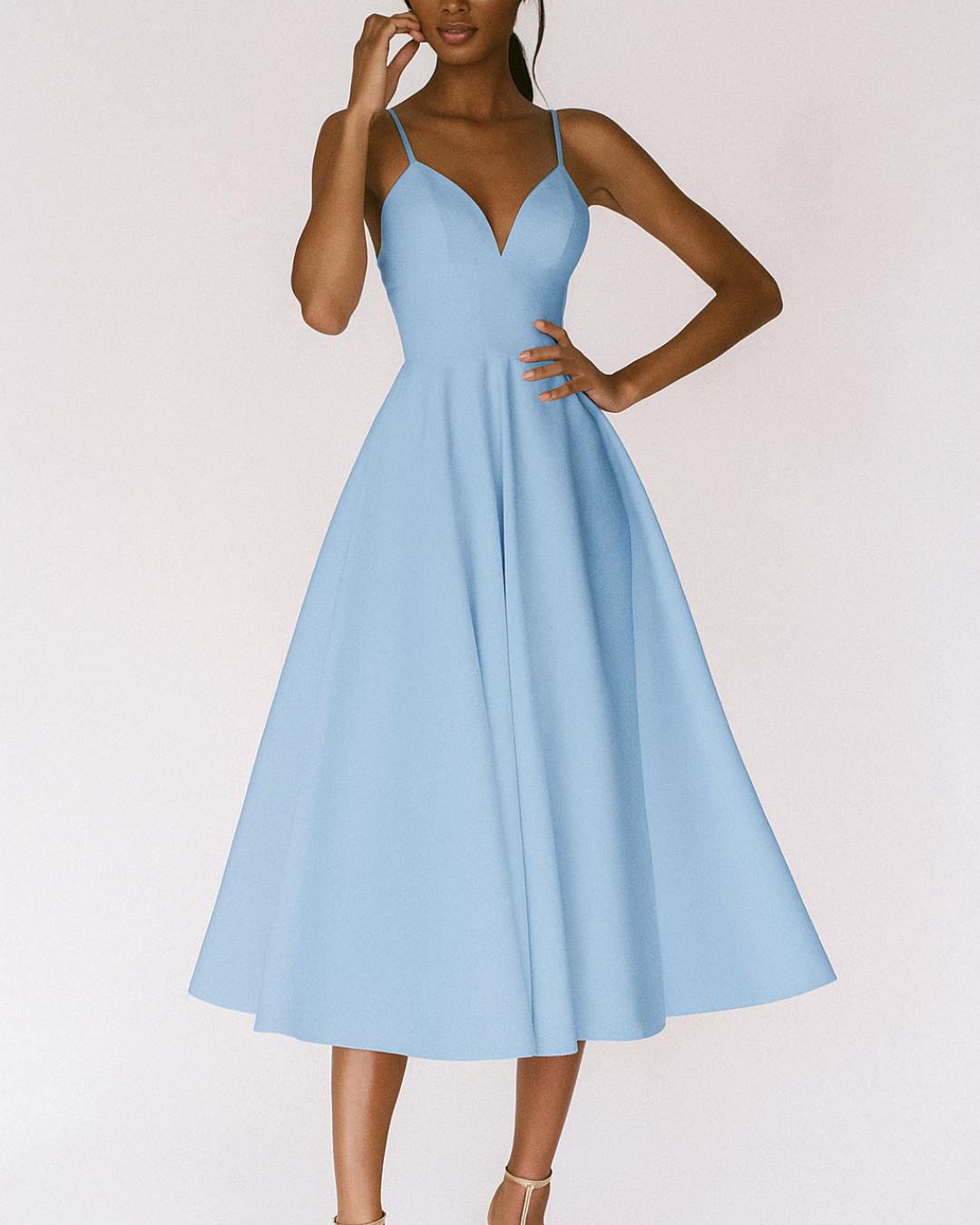 womens-woven-midi-dress-with-v-neck-and-crisscross-back-3