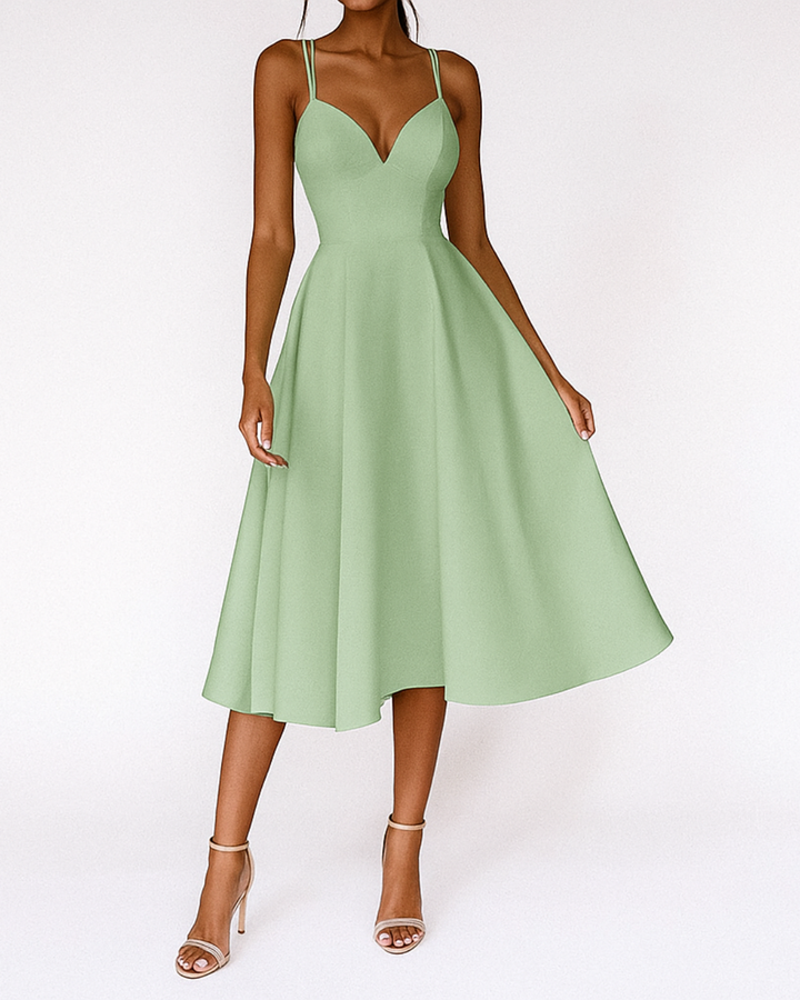 womens-woven-midi-dress-with-v-neck-and-crisscross-back-4