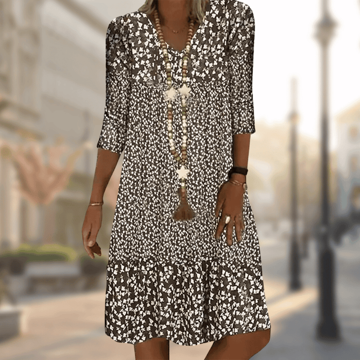 womens-woven-midi-dress-with-v-neck-and-ruffle-hem-3