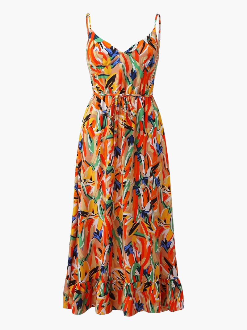 womens-woven-midi-dress-with-v-neck-and-tie-waist-9