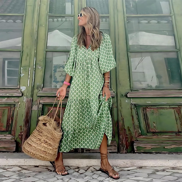 womens-woven-midi-dress-with-v-neck-and-tiered-ruffle-hem-6