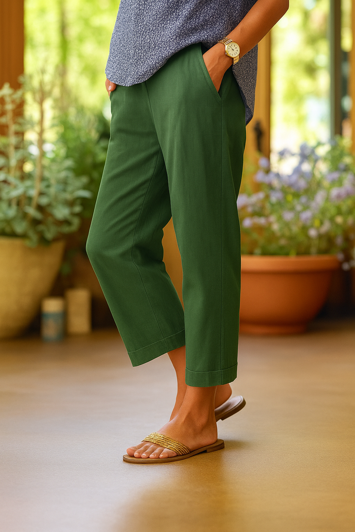 womens-woven-pants-with-cropped-straight-legs-and-side-pockets-4