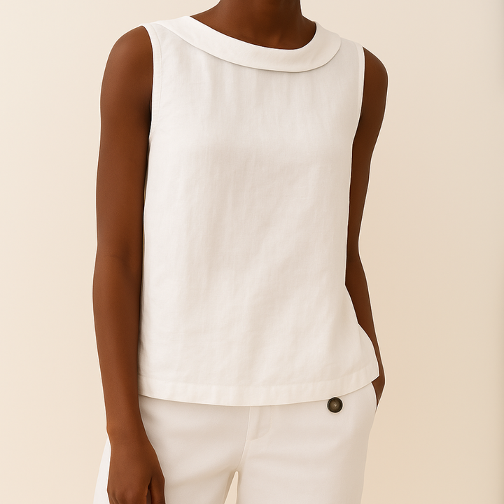 womens-woven-sleeveless-top-with-roll-collar-and-keyhole-back-6