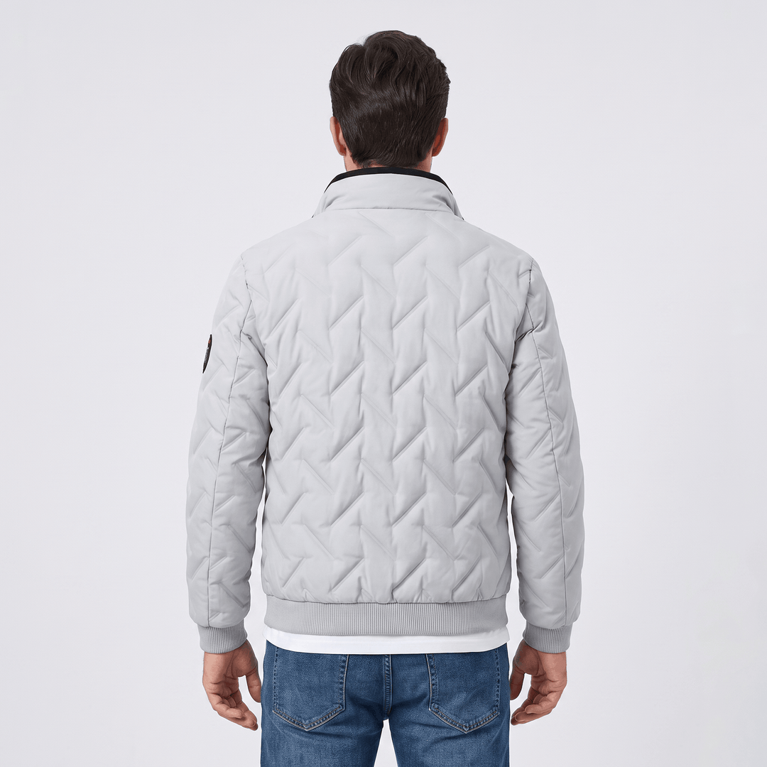 Zephyr | Men's Chevron-Quilted Bomber Jacket