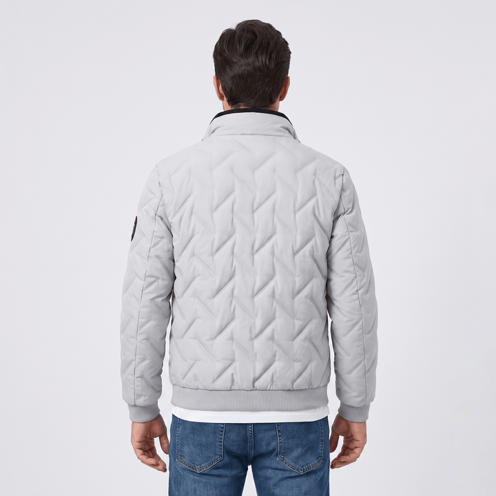 Zephyr | Men's Chevron-Quilted Bomber Jacket