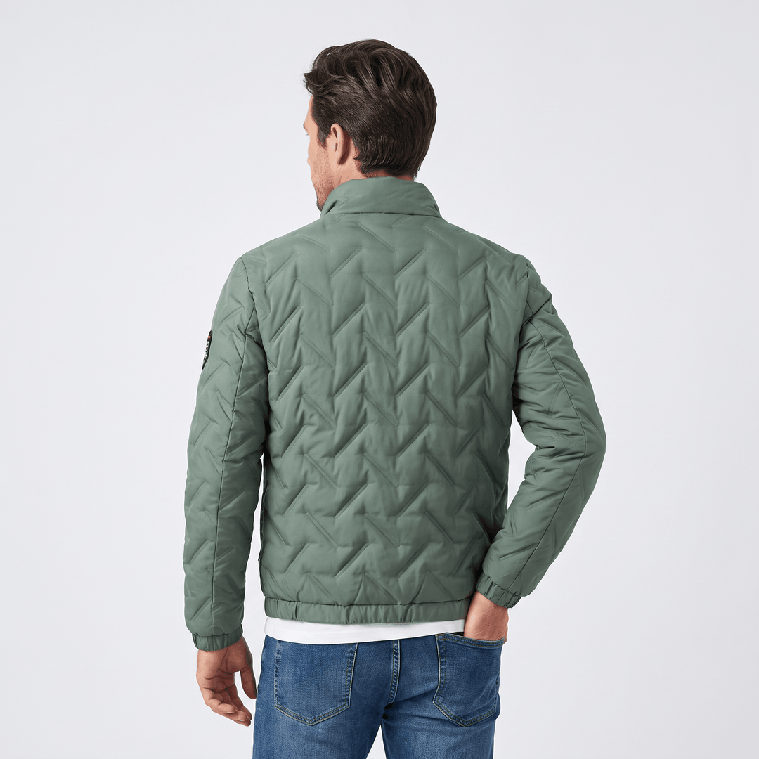 Zephyr | Men's Chevron-Quilted Bomber Jacket