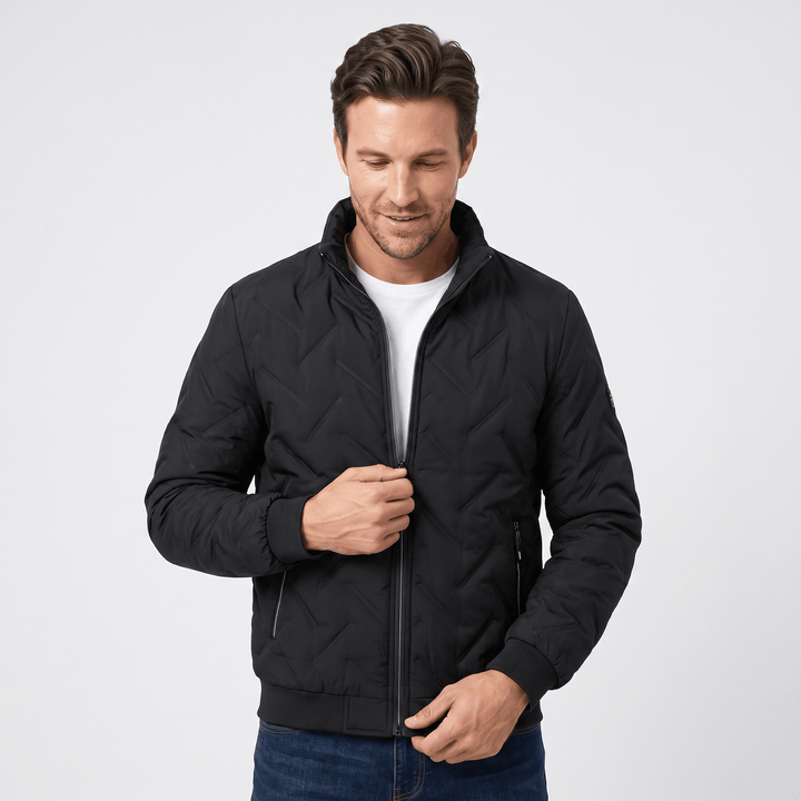 Zephyr | Men's Chevron-Quilted Bomber Jacket