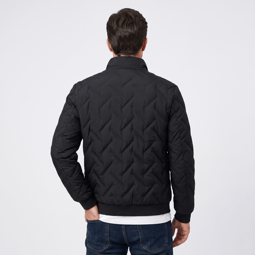 Zephyr | Men's Chevron-Quilted Bomber Jacket