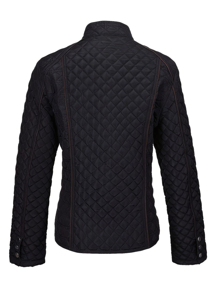Fleurine | Women's Quilted Stand-Collar Jacket with Zip Front