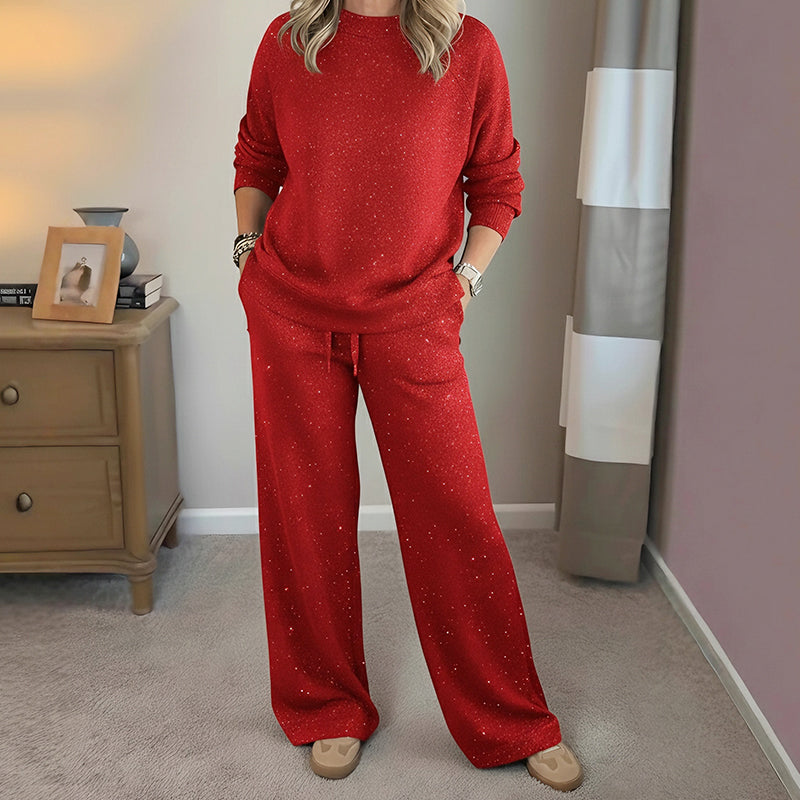 Zyria | Women's Shimmer Figure-Flattering Co-Ord Set