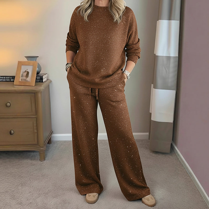 Zyria | Women's Shimmer Figure-Flattering Co-Ord Set